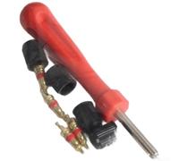 Herramienta de extracción de núcleo de válvula de neumático de plástico de metal, llave instaladora para bicicleta, motocicleta, coche, kit de reparación de mantenimiento de ruedas, dispositivo