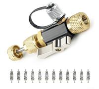 Herramienta de extracción de núcleo de válvula HVAC de 14 y 516 en 1 con sello nominal al vacío de 20 micras y tapa magnética para una rápida recuperación y evacuación en sistemas de aire