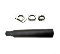 Herramienta de extracción de pedalier de bicicleta de acero inoxidable para Bb30 Bb86 Bb92 Pf30 Extractor de eje a presión con 3 adaptadores negro (negro)