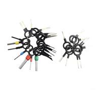 Herramienta de extracción de pines de conector de crimpado de arnés de cableado de coche, 26 piezas para tareas de extracción de terminales automotrices y desmontaje de montaje
