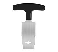 Herramienta de extracción de piscina de acero inoxidable, mango ergonómico adecuado para un fácil almacenamiento de ajuste de globo ocular y uso de herramienta de desmontaje rápido
