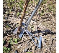 Herramienta de extracción de postes para una fácil extracción de postes de madera, dispositivo manual ligero para jardinería y agricultura, ideal para mantenimiento de jardines y control de plantas