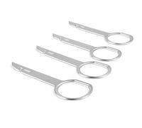Herramienta de extracción de Radio de Coche DIN liberación Teclas Clave para Coche/Auto/Automóvil/Car/Cars Disco Unidad Principal Reproductor de CD estéreo Clavijas Universal (4 Piezas)