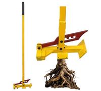 Herramienta de extracción de raíces de árbol resistente, removedor de tocones y extractor de estacas de nieve, levantador de postes de madera, postes de valla, árboles y arbustos