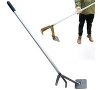 Herramienta de extracción de raíces para retoño sin esfuerzo y extracción de postes de valla con agarre antideslizante