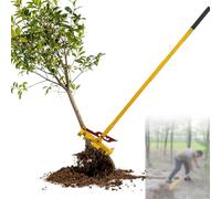 Herramienta de extracción de retoños, extractor de raíces resistente con borde dentado, herramienta de palanca de pie para quitar tocones, malas hierbas, postes rotos y estacas de nieve