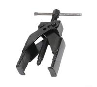 Herramienta de extracción de rodamientos de doble mandíbula para extractor de engranajes automotriz con diseño de fuerza de dos garras hecho de acero fundido negro 140 x 70 mm