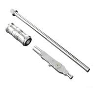 Herramienta de extracción de rodamientos, kit de extractor de martillo deslizante de doble cabeza para rodamientos internos de 15 mm a 78 mm, construcción de acero al carbono 45