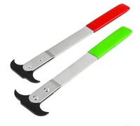 Herramienta de extracción de sellos de aceite de doble cabeza de gancho para reparaciones automotrices, diseño ergonómico con material de aleación para un sellado fuerte y eficiente y extracción de