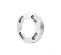 Herramienta de extracción de tapa de manivela para bielas SRAM de pedalier compatible con kit de servicio de aleación de aluminio para mantenimiento de bicicletas (B-plateado)