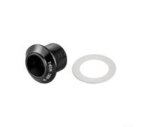 Herramienta de extracción de tapa de manivela para SRAM para eje de pedalier dub - Kit de reparación de bicicleta de aleación de aluminio con tornillo negro 25 mm (A-negro)