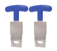 Herramienta de extracción de tapón de piscina de 2 piezas, mango de goma de acero inoxidable, herramienta de extracción de chorro de spa, piscinas de invierno, compatible con SP1419A