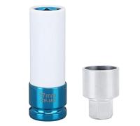 Herramienta de extracción de tornillos con tuerca de bloqueo de rueda con diseño de cifrado único para A B C E GLK CLS CLK SL SLK M Clase C300 C250 C350 E320 E204 E211 E212 Allo (Con enchufe)