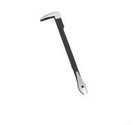 Herramienta de extracción de uñas resistente hecha de acero al cromo vanadio con garras dobles para hacer palanca y raspar en espacios estrechos para carpinteros (C)