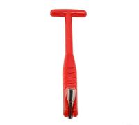 Herramienta de extracción de vástago de válvula de neumático de metal para reparación e instalación de neumáticos de automóvil con restaurador de rosca, compatible con la mayoría de válvulas (plástico