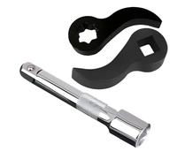 Herramienta De Extracción Del Eje Del Conductor: Acero Inoxidable ABS Negro, Extractor De Eje, Herramienta De Casquillo | Instrumento Conductor De 2,9x7,2x1,2 Cm Con Enchufe De 12,5 Cm Para Reparación