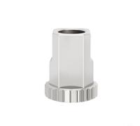 Herramienta de extracción e instalación de tuerca de anillo de bloqueo de buje trasero de acero inoxidable mejorado, compatible con 3 mecanismos de trinquete, diseño de cuatro lados para llave