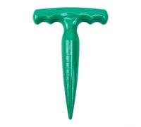 Herramienta de extracción manual para crear agujeros de plantación uniformes en mezclas de abono de suelo y medios de maceta sin comprometer la estructura del suelo (verde tinta))