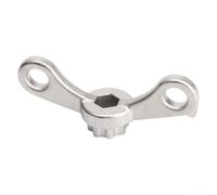 Herramienta de extracción y ajuste de cubierta de polvo de brazo de manivela de bicicleta con acción de palanca para un fácil uso con llave de 8 mm adecuada para múltiples tipos y modelos de bicicleta