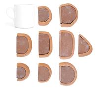 Herramienta de fabricación de mango de alfarero - 9 piezas tallador de madera | Vaso reutilizable, herramientas de fabricación sin manos para arte, escultura, modelado, aula, estudio en casa
