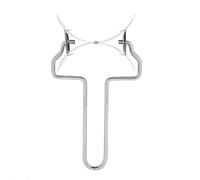 Herramienta de fabricación de moldes de acero inoxidable Envoltura masa cortador círculo rodillo molde DIY Ravioli Maker dispositivo