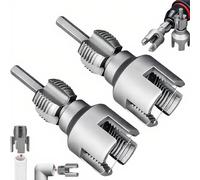 Herramienta de fabricación de roscas de PVC para enhebrador eléctrico de tuberías de 1/2 pulgada 3/4 pulgadas de PVC roscado troqueles enhebrador integrado herramienta de roscado de fontanería