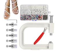 Herramienta de fijación de perlas genérica | Herramienta de colocación de perlas para ropa | Accesorio para piel para principiantes, bolsos, zapatos vestidos de novia