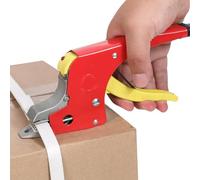 Herramienta de flejado eléctrica con transformador portátil, soldador de banda de polipropileno para sellado de cajas y logística, incluye luz indicadora