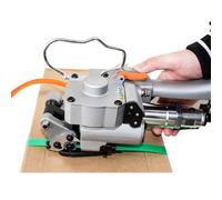 Herramienta de flejado neumática de mano, máquina de flejado de aire de grado industrial para cinturón de embalaje de PP PET