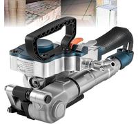 Herramienta de flejado neumática, máquina de bandas de mano para flejado de PP y PET, fuerza de tensión de 3500 N, adecuada para flejado de 1/2 a 3/4 pulgadas