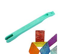 Herramienta de foiler de mano de vidrieras, herramienta de papel de aluminio de cobre de vidrio manchado | Herramienta de foiler de mano de cobre | Suministros de fabricación para adultos, mango
