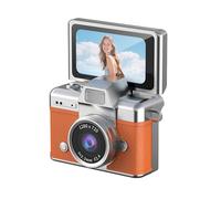 Herramienta de fotografía creativa, llavero, cámara, pantalla de tamaño compacto para selfie y cámaras artísticas integradas, cámara digital portátil