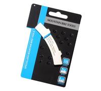 Herramienta de freno de disco para bicicleta, multipropósito, espaciador de metal, 3,35 x 0,55 x 0,11 pulgadas, Wear Resistant Compact Design, Rotor Alignment, Vital Maintenance Accessory for Bikers