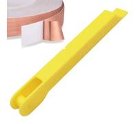 Herramienta de frustración de cobre para vidrieras, herramienta de corte manual para vidrieras | Herramienta de embalaje de lámina de cobre | Hoja profesional, herramienta de hoja de tira de aluminio