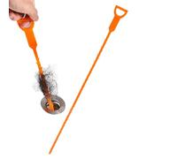 Herramienta de gancho limpiador de alcantarillado - Dispositivo multifuncional para eliminar el drenaje del cabello, implemento portátil para desatascar fregaderos | Draga de tuberías para baño