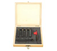 Herramienta de giro indexable Conjunto de carburo cementado Corte de inserto de carbón 5 piezas
