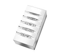 Herramienta de grabado de anillos de acero con detalles finos para aplicación de patrones, mejora la producción de joyas, molde de precisión