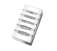 Herramienta de grabado de anillos de acero con detalles finos para aplicación de patrones, mejora la producción de joyas, molde de precisión