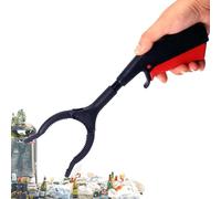 Herramienta de grabber, herramienta antideslizante Reacher Grabber, herramienta de recogida de grabber de agarre ergonómico, versátil elástico Grabber Reacher Pick-up Stick, recolector de Littar