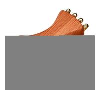 Herramienta De Gua Sha Para El Rostro | Herramienta de Belleza Facial de Cobre y Madera | Gua Sha De Madera Con Cuentas De Latón | para Cuidado en Casa Mañana y Noche Mujeres Esposa Mamá Novia