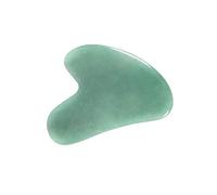 Herramienta de Guasha, en forma de corazón Gua sha belleza y tratamiento, piedra de jade natural de cuarzo raspado de cuidado de la salud herramienta de masaje para terapia de salón de spa (verde-A)