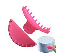 Herramienta de guía de - 2 plantillas de tuberías para una fácil decoración, apta para principiantes, con guías de precisión para diseños consistentes, herramientas de decoración para panadería y