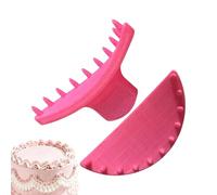 Herramienta De Guía De Para Pasteles - 2 Piezas, Regla De Para Pasteles, Medidor De Medición Para Hornear | Rascador Para Tartas Adecuado O Para Principiantes, Decoración, Repostería, Hogar,