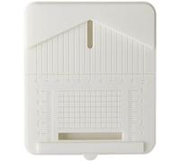 Herramienta de guía de perforación para aretes de arcilla, soporte de arcilla para modelar con caja colectora de polvo, herramienta de arcilla para manualidades de 5.9 x 4.9 pulgadas para hacer aretes