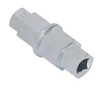 Herramienta de Husillo de Eje Hexagonal para Motocicleta, Llave de Husillo de Rueda Delantera de 17mm, 19mm, 22mm y 24mm, Herramienta Necesaria para Bicicletas (Silver)