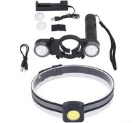 Herramienta de iluminación portátil con aerógrafo, faro LED brillante para cabinas de pintura de pulverización, abrazadera flexible para proyectos de pasatiempos y bricolaje, color negro