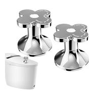 Herramienta de impresión de inodoro, ayuda para botón de depósito de inodoro, con forma de flor y botón de descarga, herramienta de agarre multifuncional, herramienta de prensa de inodoro para