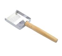 Herramienta de infarto de miel Cuchillo de desinfesación de miel de acero inoxidable con mango de madera larga Herramienta de colmena de 9.5x3 pulgadas