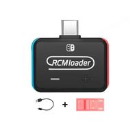 Herramienta de inserción de clips automáticos V5 RCM Loader para consola Nintendo Switch NS, con cable USB y programa integrado.