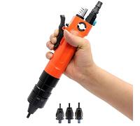 Herramienta de inserción de pistola remache neumática para M3 M4 M5 M6 M8 M10 - Remachadora eficiente y potente con cabeza alargada